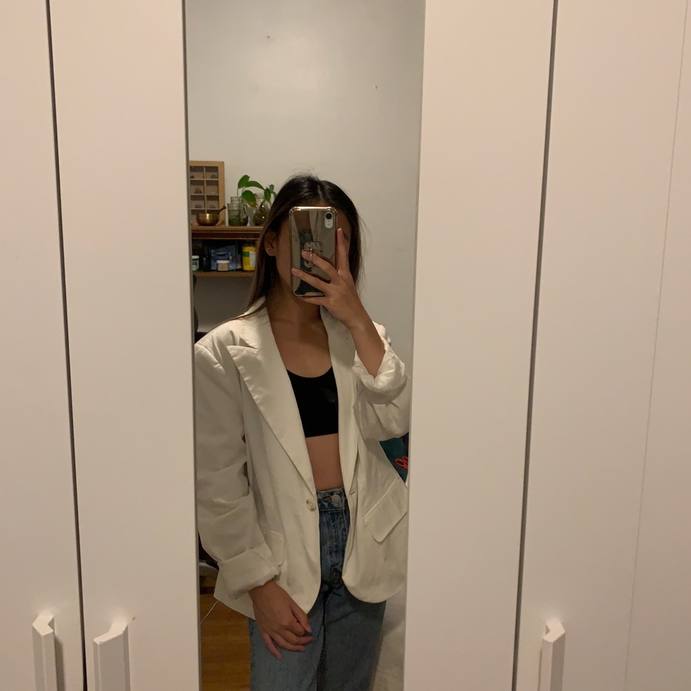 White blazer